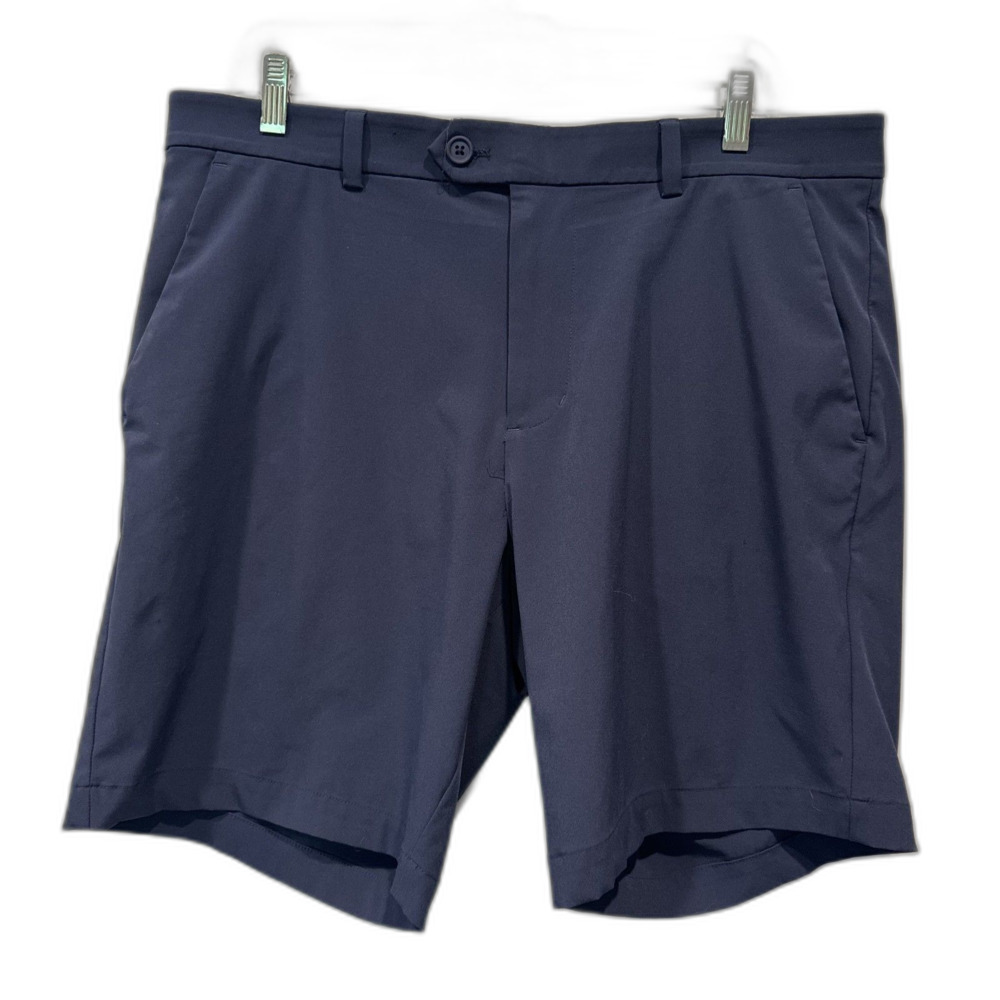 G/Fore Golf Performance Shorts Stretch Navy Flat Front Resort Athletic Men sz 34
